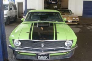 1970/71 Ford Mustang Boss 302 Striking Clone Lime Green Photo