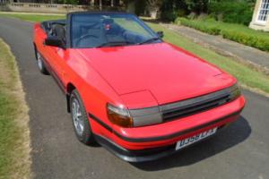 1987 TOYOTA CELICA 2.0L GT CABRIOLET RED Photo