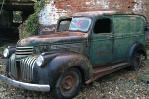 1946 Chevrolet Chevy Van Hotrod V8 Delivery shop truck barn find pickup