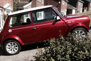 1999 ROVER MINI COOPER SPORTPACK RARE NIGHTFIRE RED ONLY 27000 MILES FROM NEW Photo