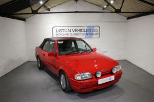FOR SALE: 1990 FORD ESCORT RED CONVERTIBLE Photo