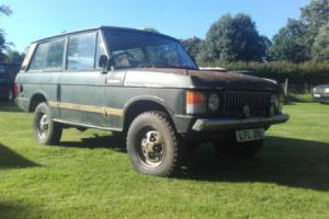 Early Suffix B 2 Door Range Rover Classic & Lots Of Parts, Tax Exempt Photo