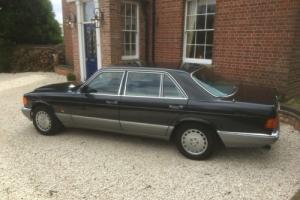 MERCEDES W126 560SEL 1986 , VERY RARE, LOW MILEAGE 93000 AND SERVICE HISTORY Photo