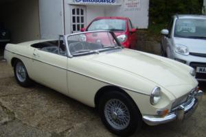 1965 MG B Roadster, overdrive and wire wheels.