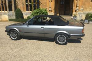 1988 BMW 325I CABRIOLET LACHS SILVER MANUAL 5 SPEED PRE FACELIFT CHROME BUMPER