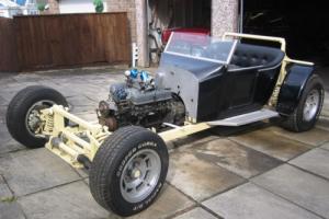 MODEL T BUCKET HOT ROD CLASSIC DRAGSTER ROLLING CHASSIS V8 AMERICAN Photo