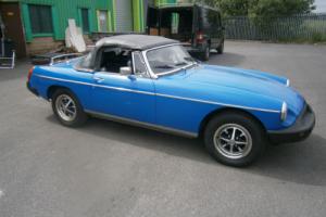 Classic 1977 MGB Roaster running easy project with long MOT
