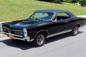 1967 Pontiac GTO Matching Numbers, Documented, Black on Black Coupe Photo
