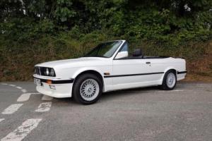 1990 G BMW 325I AUTO CONVERTIBLE E30 ALPINE WHITE FULL M TECH ONE KIT