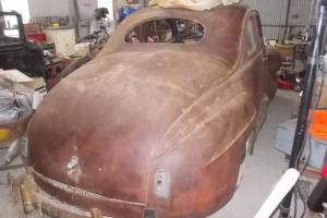 1941 Ford Opera Coupe LHD Rolling Shell Only Original Inside Dents Rust in VIC Photo