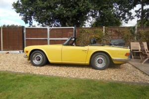 1973 Triumph TR6 UK car with Overdrive