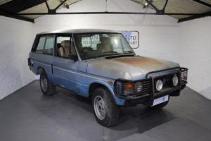 PROJECT FOR SALE: 1981 RANGE ROVER 'IN VOUGE' 2DR BLUE