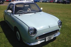 NISSAN FIGARO in blue Photo
