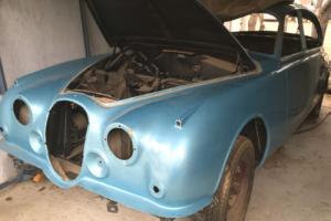 1962 Jaguar Mk II 2.4 RHD UK CAR MET BLUE PART RESTORED LIVED IN CALIFORNIA Photo