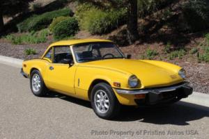 1974 Triumph Spitfire 4-speed manual with overdrive and soft/hardtop Photo