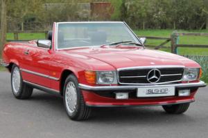 Mercedes-Benz 500 SL (1989) Signal Red with Black Leather Photo