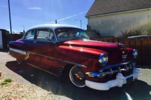 1954 chevy bel air 2 door hard top hot rod uk registered daily driver new paint Photo