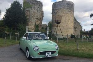 Nissan Figaro Green Convertible 1950's style Rockabilly 1.0 litre Turbo Rare Car