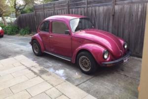 1970 VW Beetle "Plum Loco" custom pink 'hotwheels' styled bug Kombi Porsche
