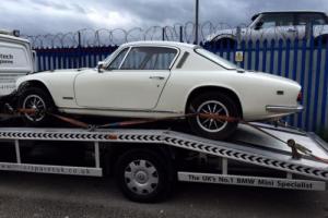 1968 Lotus Elan, front accident damage sold for spares, BARN FIND