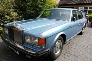 1981 Rolls Royce Silver Spirit classic - blue leather, cream carpet