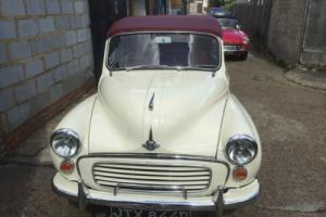 Morris Minor Convertible 1966 Back to chassis rebuild 1275 cc Oselli Engine VGC Photo