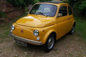 JUST SOLD!!!!!1970 FIAT 500L Stunning in Giallo Positano!!! Photo