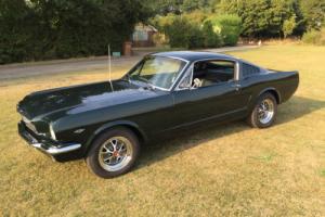 1966 Mustang Fastback in Highland green with a V8 and Automatic