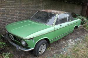 1974 BMW 2002 Baur ** SERIOUS RESTORATION PROJECT ** LAID UP MANY MANY YEARS **
