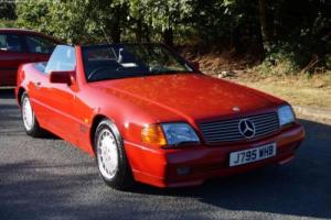 1992 MERCEDES BENZ 300SL CONVERTIBLE WITH THE HARDTOP, FSH, IMPERIAL RED Photo