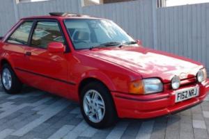 1989 FORD ESCORT XR3i RED - FSH 96k, Lovely car, lots spent, ready to enjoy