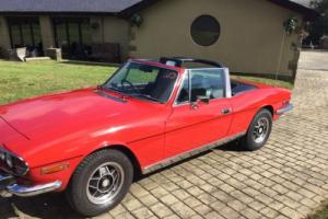 TRIUMPH STAG MK2 AUTOMATIC TRANSMISSION 1974 TAX FREE IN RED Photo