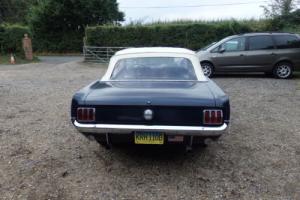 1966 FORD MUSTANG CONVERTIBLE V8 AUTOMATIC PAS. AMERICAN BARN FIND