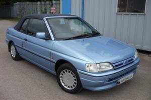 Ford Escort 1.4 Lx Convertible Low Mileage 38000 Excellent Condition F/S/H