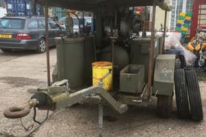 EX MOD TRAILER MOUNTED MOBILE LUBRICATING SERVICING UNIT ELECTRIC START DIESEL Photo