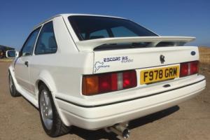 FORD ESCORT RS TURBO STANDARD CAR 3 OWNERS FULL SERVICE HISTORY GREAT CAR