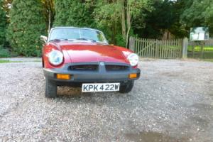 MGB sports convertible 1980 with overdrive Photo