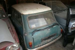 1966 Austin Mini Cooper Mk 1 998 Project Almond Green & White Roof not Mk1 S