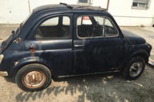 Fiat 500 MODEL L YEAR 1969 FOR RESTORATION **NO RESERVE PRICE** no suicide doors