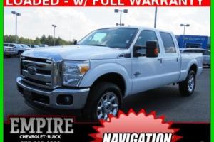 2016 Ford F-250 4WD Crew Cab 172 Lariat Navigation Sunroof White