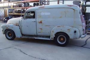 1949 GMC panel van project s10 frame v8 runs and drives