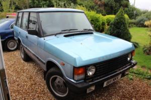 1984 ROVER RANGE ROVER BLUE - 60,000 MILES EVERY MOT FROM NEW!!! Photo