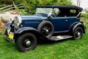 1931 Ford Model A Deluxe Tudor Phaeton Model 180