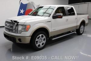 2011 Ford F-150 LARIAT CREW ECOBOOST CLIMATE LEATHER Photo