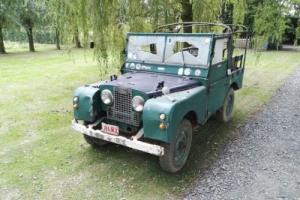 Rare 1953 Series 1 One 80 LHD Gendarmarie Police Military Land Rover Photo