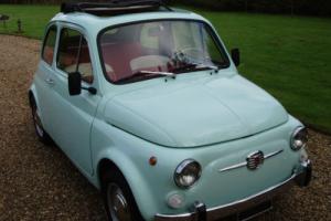 Fiat 500 F -round speedo-immaculate-best colour combo -1967 Photo