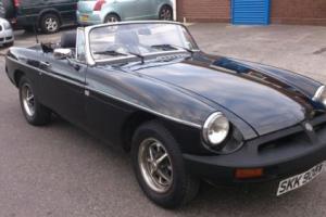 1980 MGB ROADSTER IN BLACK WITH FRESH MOT READY TO DRIVE AWAY