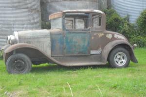 Ford 1931 Coupe 5 Window, Barn Find Photo