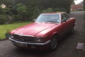 1989 MERCEDES BENZ 300 SL AUTO RED 1 LADY OWNER CAR SEE LISTING Photo