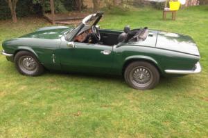 Triumph Spitfire 1500 very solid car in British racing green 1978 Photo